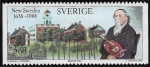 Stamps Sweden -  350 New Sweden 1988 Bishop Hill 3,6 kr