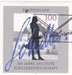 Sellos de Europa - Alemania -  CENTENARIO SCHILLER GESELLSCHAFT 