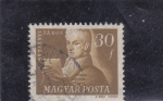 Stamps : Europe : Hungary :  BATSANYI JANOS-POETA