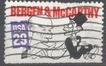 Stamps United States -  HUMORISTAS.  EDGAR  BERGEN  Y  CHARLIE  McCARTHY.