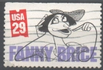 Stamps United States -  HUMORISTAS.  FANNY  BRICE.