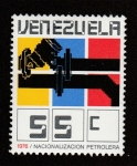 Sellos de America - Venezuela -  Nacionalización petrolera