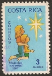 Stamps : America : Costa_Rica :  1985, Navidad, Niños mirando a las estrellas