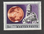 Stamps Hungary -  Foto de Marte desde Mt. Palomar