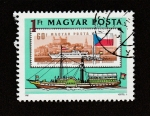 Stamps Hungary -  125 Aniv. de la comisión europea del Danubio