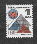 Stamps Czechoslovakia -  1733 - Casa y Arte Popular de Horacko