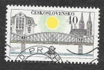 Stamps Czechoslovakia -  2180 - Puentes de Praga