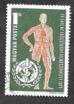 Stamps Hungary -  2219 - 25º Aniversario de WHO