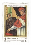 Stamps Bahrain -  Pintores. Chimenti