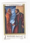 Stamps Bahrain -  Pintores. Marucelli