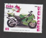 Stamps Cuba -  Moto Kawasaki ZX 750