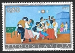Stamps : Europe : Yugoslavia :  1454 - Pintura de Jano Knjazovic