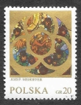 Sellos de Europa - Polonia -  1832 - Vidrieras