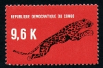 Sellos de Africa - Rep�blica Democr�tica del Congo -  Leopardo