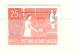 Stamps Indonesia -  pelita