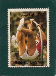 Stamps United Arab Emirates -  Salto con Garrocha