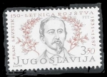 Sellos de Europa - Yugoslavia -  1791 - Fran Levstik