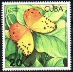 Stamps Cuba -  MARIPOSAS.  PHOEBIS  AVELLANEDA.