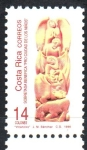 Stamps Costa Rica -  ESCULTURA