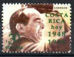 Stamps : America : Costa_Rica :  50th  ANIVERSARIO  DE  LA  SEGUNDA  REPÚBLICA.  PRESIDENTE  JOSÉ  FIGUERES.