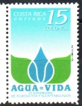Stamps Costa Rica -  35th  ANIVERSARIO  DEL  SISTEMA  DE  ACUEDUCTOS  Y  AGUAS  RESIDUALES