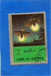 Sellos de Asia - Emiratos rabes Unidos -  Insectos