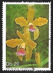 Stamps S�o Tom� and Pr�ncipe -  Flores - Orquideas