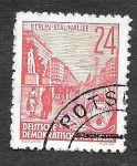 Stamps : Europe : Germany :  163A - Stalin Boulevard