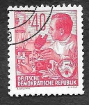 Stamps Germany -  167 - Trabajador de Laboratorio