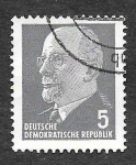 Stamps Germany -  582 - Walter Ernst Paul Ulbricht