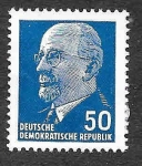 Stamps Germany -  589 - Walter Ernst Paul Ulbricht
