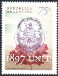 Sellos de America - Argentina -  CENTENARIO  DE  LA  UNIVERSIDAD  NACIONAL  DE  LA  PLATA