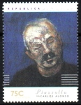 Stamps Argentina -  PINTURA  DE  ASTOR  PIAZZOLLA,  POR  CARLOS  ALONSO.