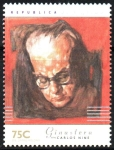Stamps Argentina -  PINTURA  DE  ALBERTO  GINASTERA,  POR  CARLOS  NINE.