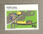 Stamps Portugal -  Congreso Ferroviario Mundial