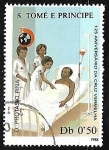 Stamps : Africa : S�o_Tom�_and_Pr�ncipe :  125 aniversario de la cruz roja