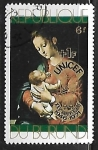Stamps Burundi -  Pintura - L. de Morales : Madonna and Child