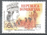 Stamps Dominican Republic -  MUJERES  DESTACADAS.  ANACAONA,  INDÍGENA.
