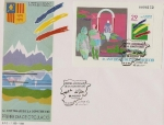 Stamps Andorra -  Primer aniversario de la constitución HB en SPD