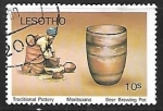 Stamps : Africa : Lesotho :  Artesania