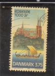 Sellos del Mundo : Europa : Dinamarca : CATEDRAL ROSKILDE