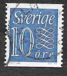 Stamps Sweden -  504 - Número