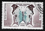Sellos de Africa - Madagascar -  Mariposa - Salamis duprei