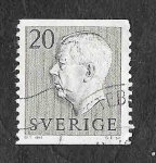 Sellos de Europa - Suecia -  572 - Gustavo Adolfo VI de Bélgica