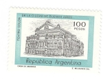 Sellos de America - Argentina -  Teatro Colón en la ciudad de Buenos Aires