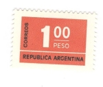 Sellos de America - Argentina -  1 Peso