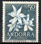 Stamps Andorra -    NARCISSUS  PSEUDONARCISSUS