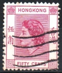 Stamps Hong Kong -  ELIZABETH  II