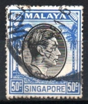 Stamps Singapore -  REY  GEORGE  VI