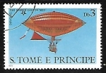 Stamps : Africa : S�o_Tom�_and_Pr�ncipe :  Dirigibles - Gaston brothers, 1882